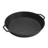 Lodge cast iron pan / party pan with two loop handles - 43cm