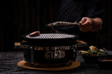 Shichirin Grill rund Teppanyaki Set